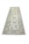 Turkish Oushak Rug Ivory & Dusty Blue Handwoven Wool Runner 3'2" x 9'7" This Turkish Oushak runner is crafted from...