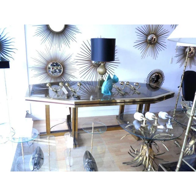 Metal Vintage Maison Jansen Dining Table For Sale - Image 7 of 8