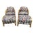 Coastal Style Rattan Lounge Chair and Ottoman Set by Whitecraft Rattan Inc. Circa 1970s - 4 Pieces For Sale
