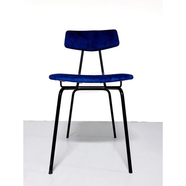 Metal Set of Italian Chairs in the Style of Elettra for BBPR, 1960s For Sale - Image 7 of 8