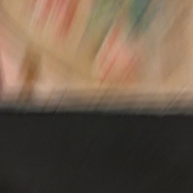 Impressionist Original Vintage Watercolor Painting Still Life With Flowers on Chair For Sale - Image 3 of 5