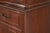 Baker Furniture Style Georgian Carved Flame Mahogany Lighted Breakfront Bookcase Cabinet, Circa 1940s For Sale - Image 11 of 15