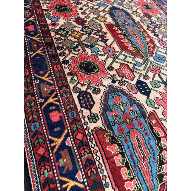 Antique Bakhtiar Rug in Wool, 1890s For Sale - Image 15 of 18