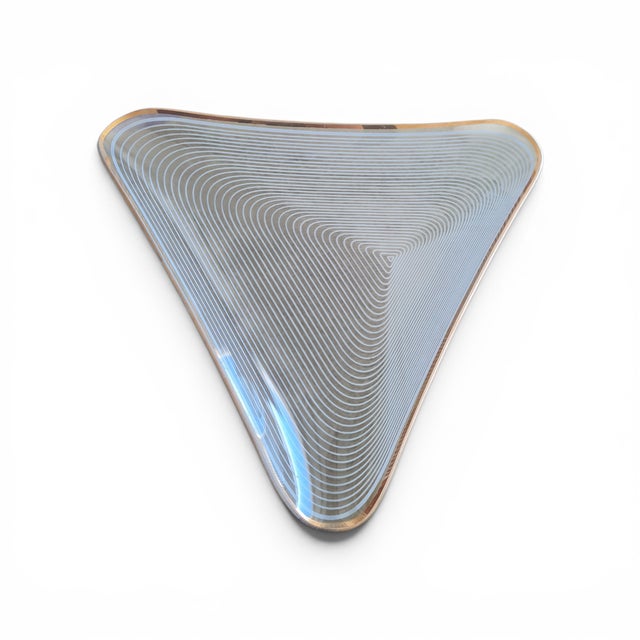 An exceptional and historically important matched pair of murano glass dishes designed by carlo scarpa for venini & c.,...