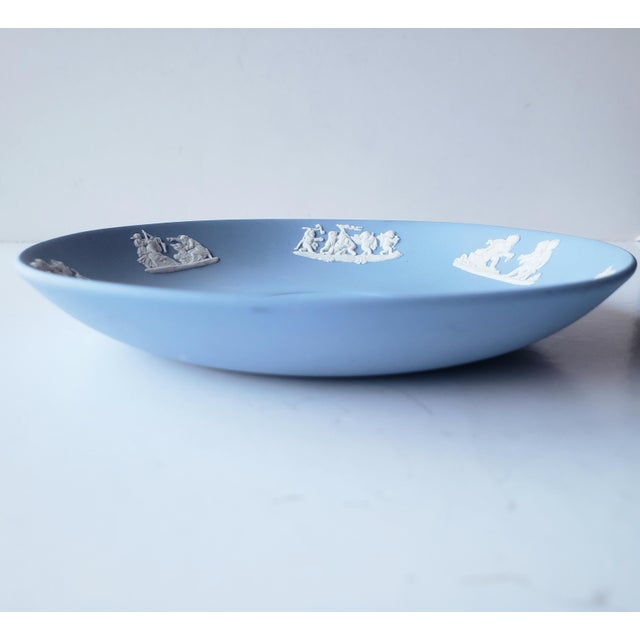 Capture the refined elegance of a beautiful, curated estate piece of authentic mid-century Wedgwood Jasperware in the...