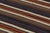 1950s Vintage Persian Kilim, Square Rug With Rich Polychromatic Stripes - Rug & Kilim For Sale - Image 5 of 8