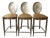 Late 20th Century Spiral Counter Stools- Set of 3 For Sale
