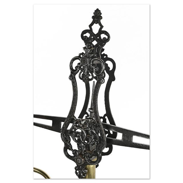 Metal Antique Cast Iron and Brass Scale from S. Banfield For Sale - Image 7 of 8