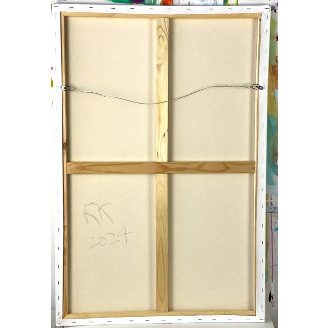 An original abstract acrylic painting on canvas by contemporary Abstract Expressionist artist Robbie Kemper (Cincinnati;...