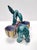 Postmodern Hand-Painted Earthenware Figural Donkey Table Salt Cellar and Pepper Mill, Italy, 1983 For Sale - Image 3 of 16