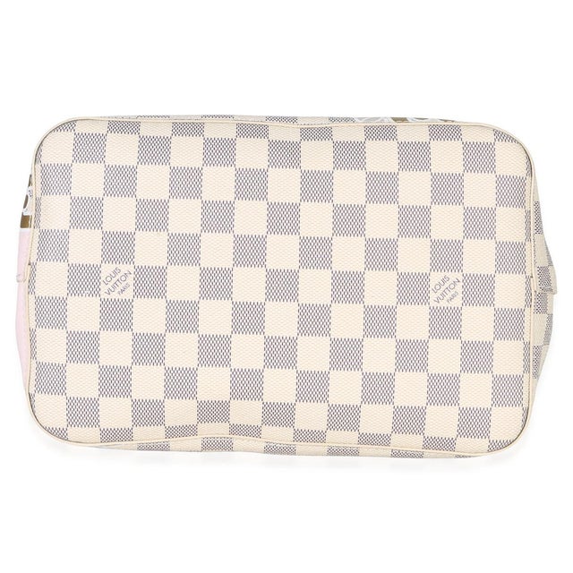 Louis Vuitton Damier Azur Canvas Nautical Ropes Neonoe MM For Sale - Image 4 of 6