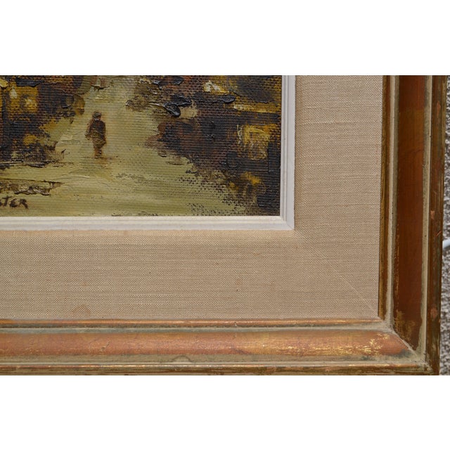 Impressionist City Oil Painting by Custer For Sale - Image 3 of 9