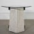 1960's Abstract Modern Plaster and Verdigris Iron Eye Shaped Side Table For Sale - Image 4 of 10