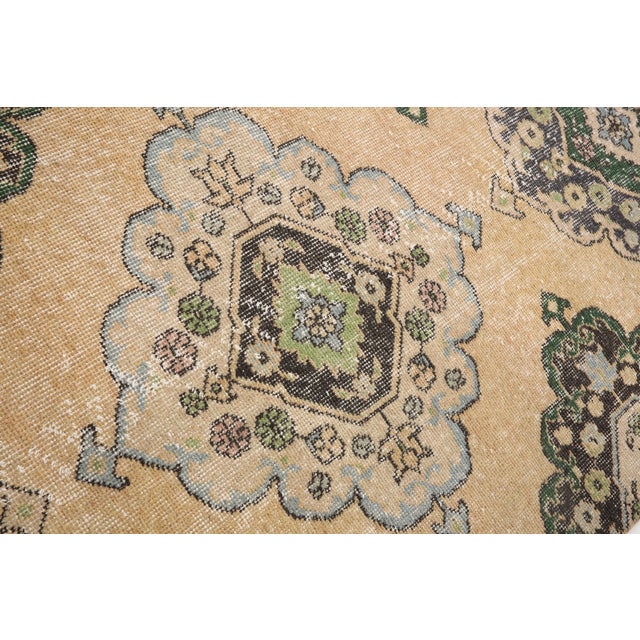 Rustic Runner Rug in Wool & Cotton For Sale - Image 14 of 18