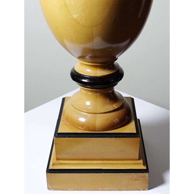 Wood Large Verdennes Lamp in Turned Wood from Le Dauphin, 1970s For Sale - Image 7 of 16