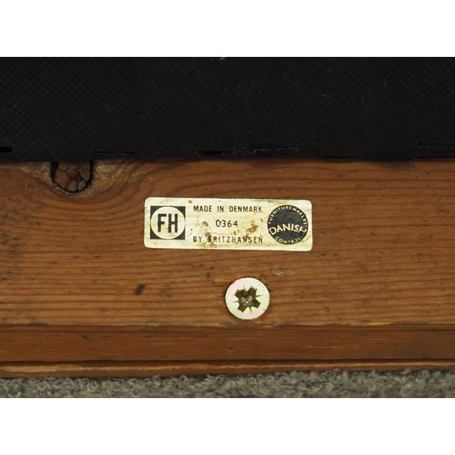 Beech Sofa by Soren Hansen for Fritz Hansen, 1960s For Sale - Image 14 of 15