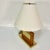 Mid-Century Modern 1960s Mid-Century Danish Modern Brass & Oak Table Lamp. For Sale - Image 3 of 13