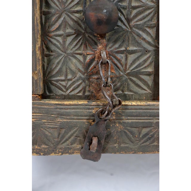 Antique Nomadic Turkmen Yurt Treasure Dowry Chest For Sale - Image 13 of 14