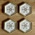 Rare Vintage 1970s Gucci Horsebit Porcelain Hexagon 4 Plate Set in Leather Case This is quite the Gucci unicorn. Stunning...
