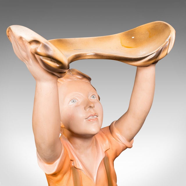 Orange 1930's Vintage Shop Retail Display For Sale - Image 8 of 11