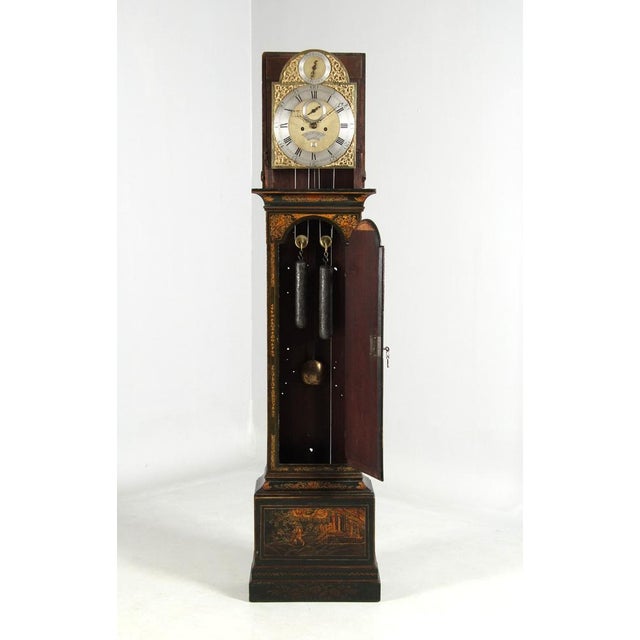 Chinoiserie Longcase Clock, 1750s For Sale - Image 11 of 14
