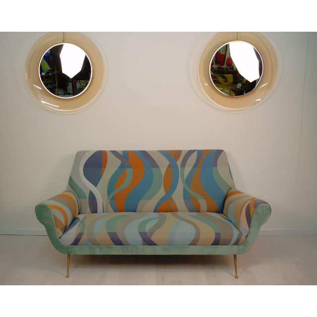 Vintage Sofa by Gigi Radice, 1950, in Flawless conditions. Designed 1950 to 1959 This piece is attributed to the mentioned...