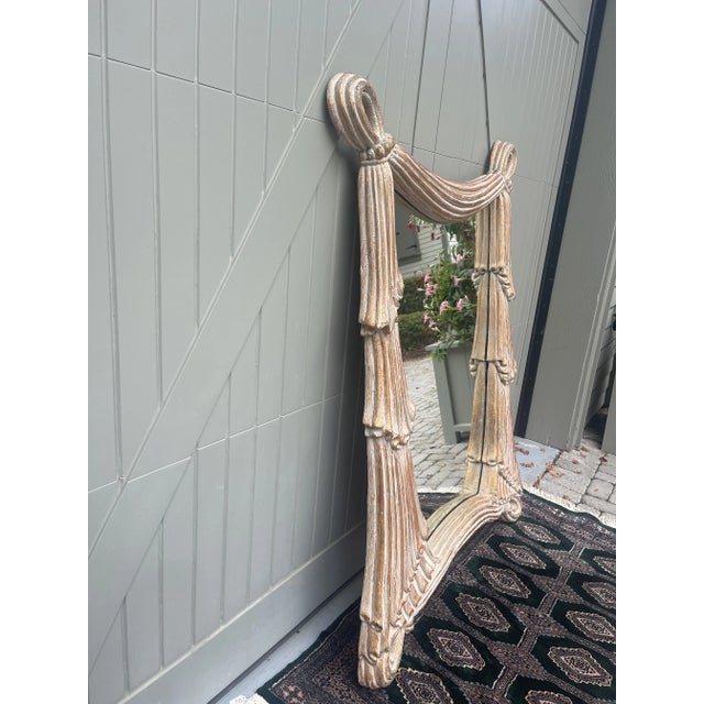 Vintage Regency Swag Mirror For Sale - Image 4 of 5