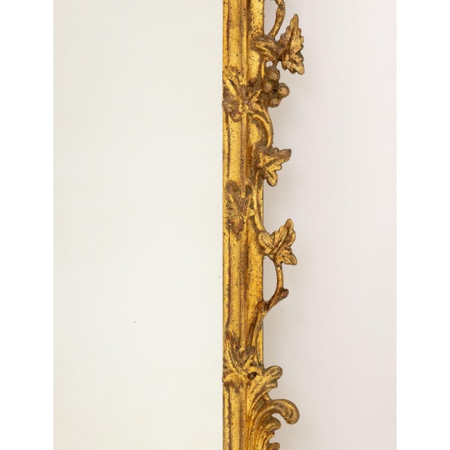 Rococo Style Giltwood Framed Mirror For Sale - Image 4 of 8