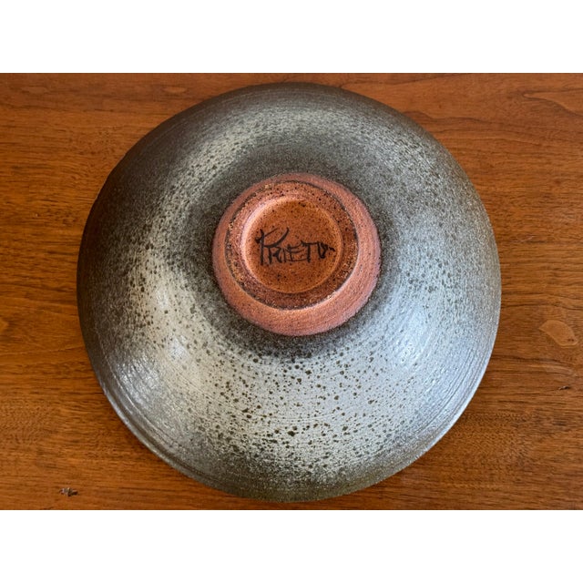 Mid-Century Modern 1960’s Antonio Prieto Glazed Ceramic Bowl For Sale - Image 3 of 12