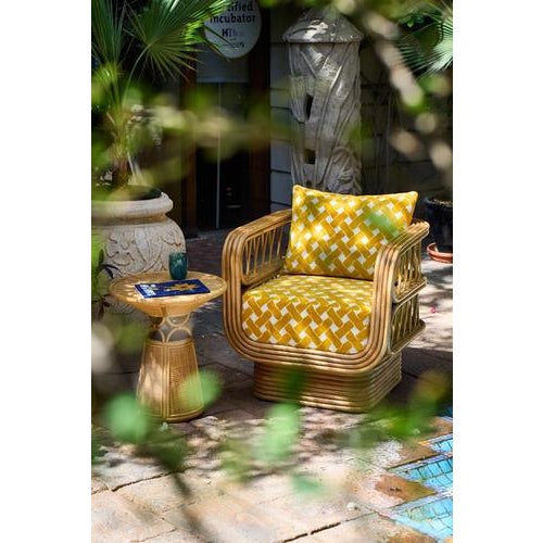 Luna Chair in Stained Rattan by Popus Editions For Sale - Image 10 of 11