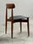 1960s Teak and Black Leather Dining Chairs by H. W. Klein for Bramin, Denmark, 1960s, Set of 4 For Sale - Image 5 of 16