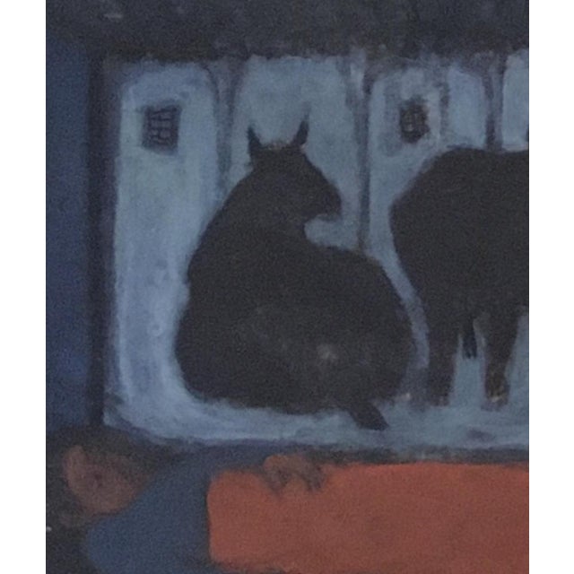 Albert Joseph Januarius Di Décarli, S. Spiridione Protettore Dei Ladri, Oil on Wood For Sale - Image 5 of 7