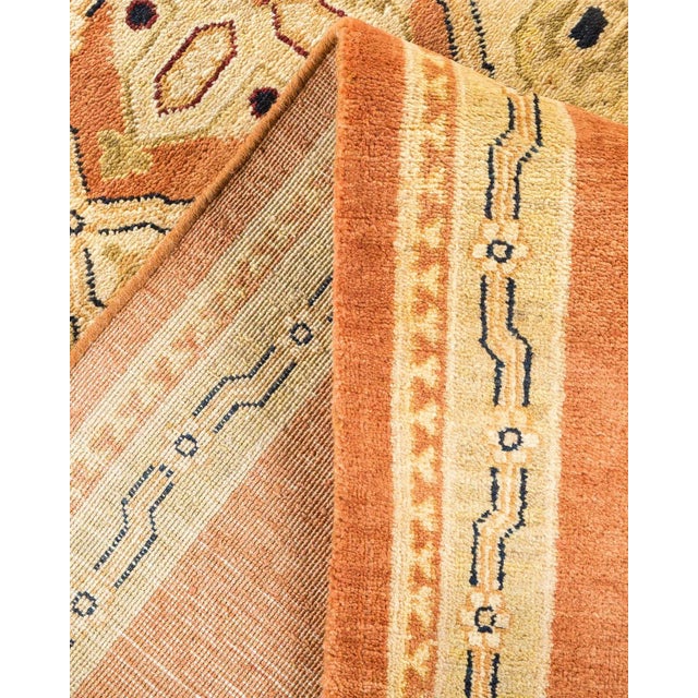 Vintage Traditional Hand Knotted Wool Area Rug, Bronze - 6'0" X 8'10" For Sale In New York - Image 6 of 9