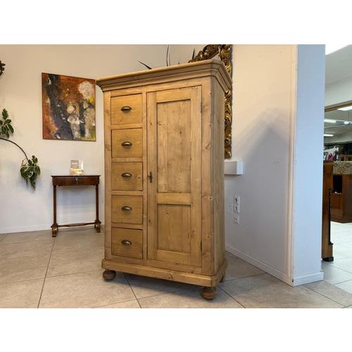 Rustic Farmhouse Bread Cabinet For Sale - Image 12 of 12