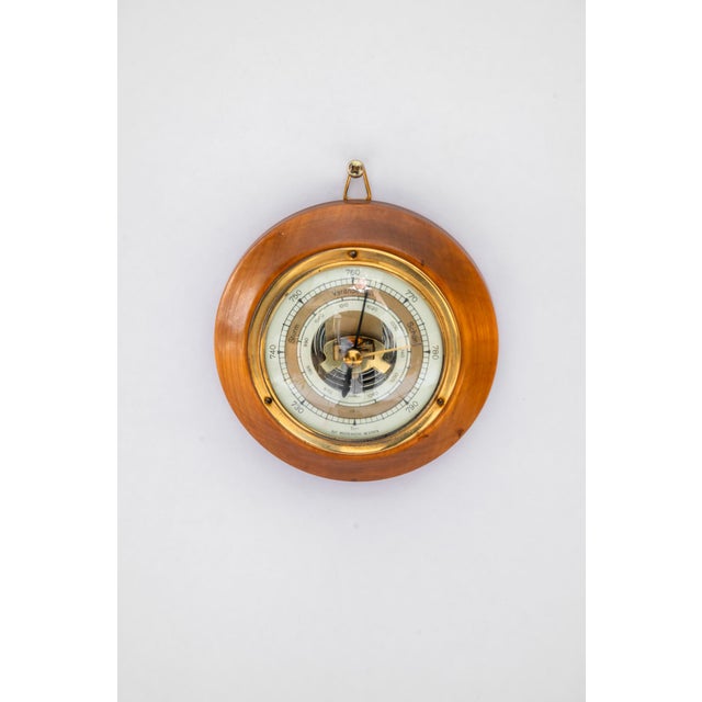 Brown Barometer Weather Station, 1960s For Sale - Image 8 of 8