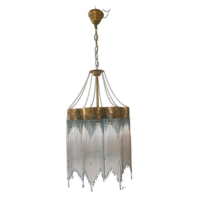 Vintage Chandelier, 1950s For Sale - Image 10 of 12