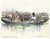 Painting by English artist Ivy Attwell (1895-1985). Attwell traveled extensively all over the world and recorded her...