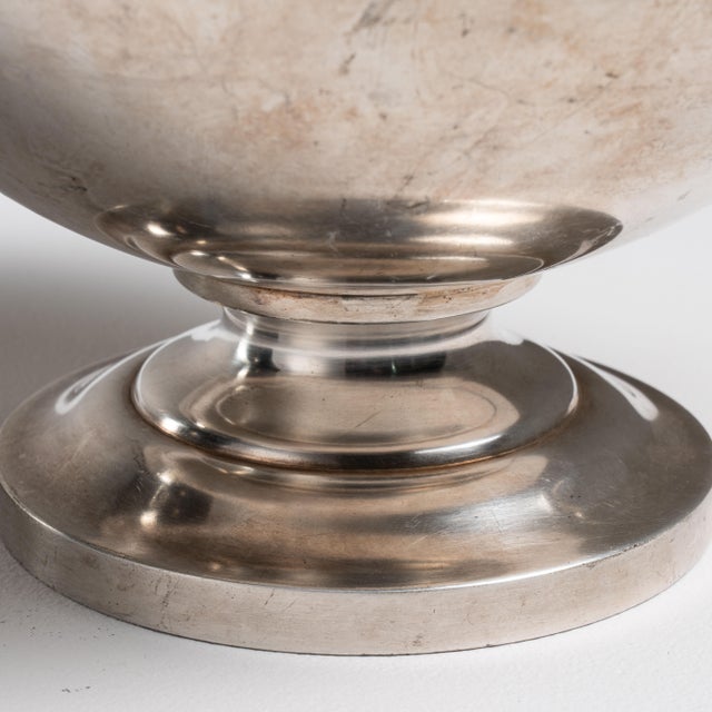 Mid 20th Century Belgium Silver Serving Bowl For Sale - Image 9 of 15