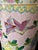 Mid-Century Pink Chinoiserie Hand Painted Floral and Bird Motif Umbrella Stand For Sale - Image 4 of 12