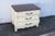 French Carved Large Bombay Painted 2 Tone Nightstands Bedside Tables a Pair 5822 For Sale - Image 10 of 12
