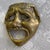 Decorative Mask in Brass from the Classical Greek-Roman Theatre, 1800s For Sale - Image 6 of 9
