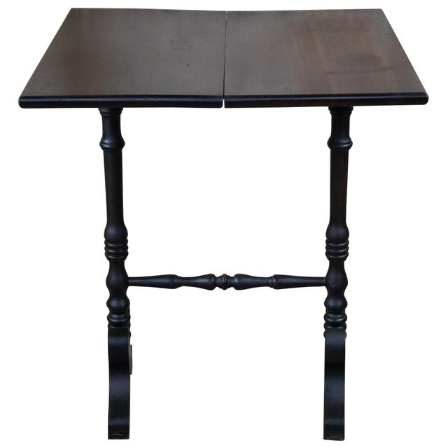 Antique Duncan Phyfe Walnut Flip Top Parlor Game Table Chairish