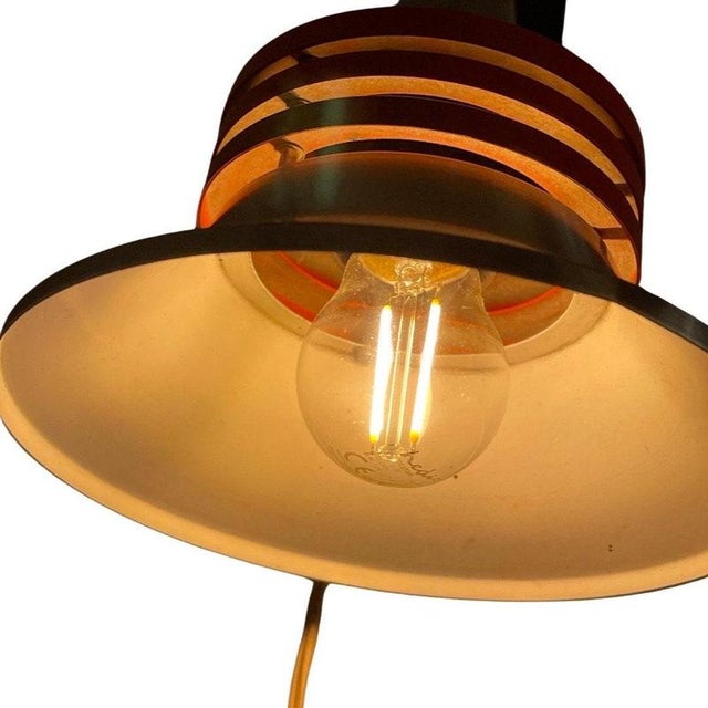 Vintage Space Age Wall Mounted Lamp from Lakro Amstelveen For Sale - Image 5 of 8