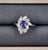 1.85 Ct Tanzanite & Diamond Ring Size 6.75 For Sale - Image 4 of 10