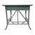 Green Pair of Vintage Painted Rattan Side Tables / Nightstands With Drawers For Sale - Image 8 of 8