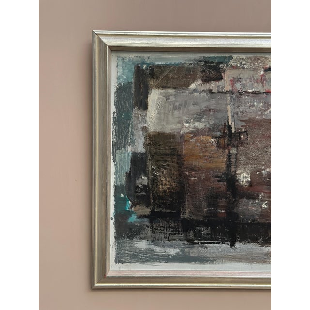 Erik Emanuelsson, Composition, 1965, Oil on Panel, Framed For Sale - Image 7 of 18