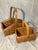 Wood American Baskets. Two Iconic, Authentic Longaberger Maple Wood Baskets Handcrafted in Dresden, Ohio. For Sale - Image 7 of 12