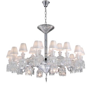 Collection Regina Chandelier in Metal and Crystal by Jago For Sale