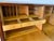 Italian Secretaire with Geometric Veneer and Carved Panels, 1950s For Sale - Image 10 of 12