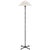 Modern Visual Comfort Signature Grenol Floor Lamp in Bronze with Linen Shade For Sale - Image 3 of 3